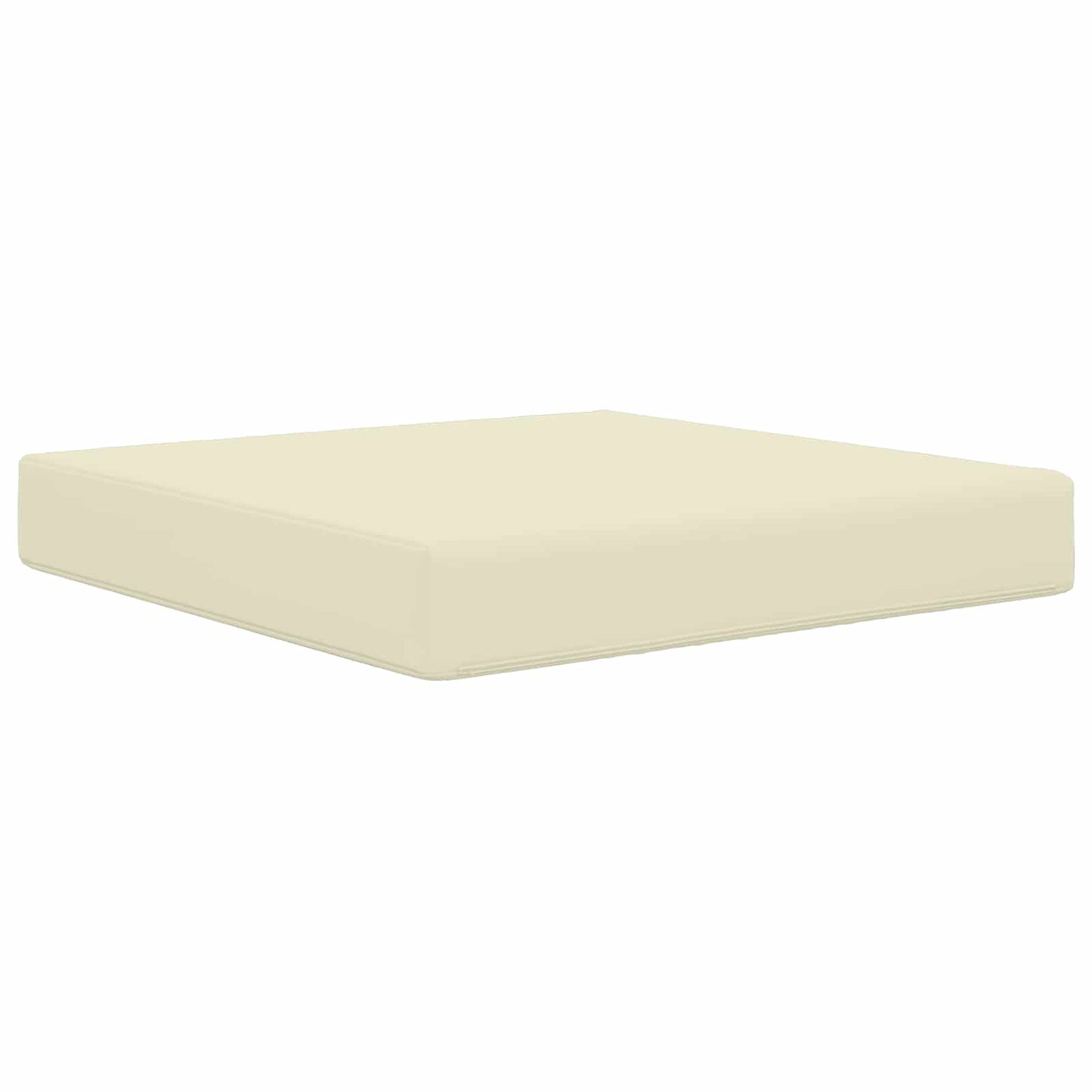 Udendørs Sofa Pude Polyester Cremefarvet 60 x 60 cm