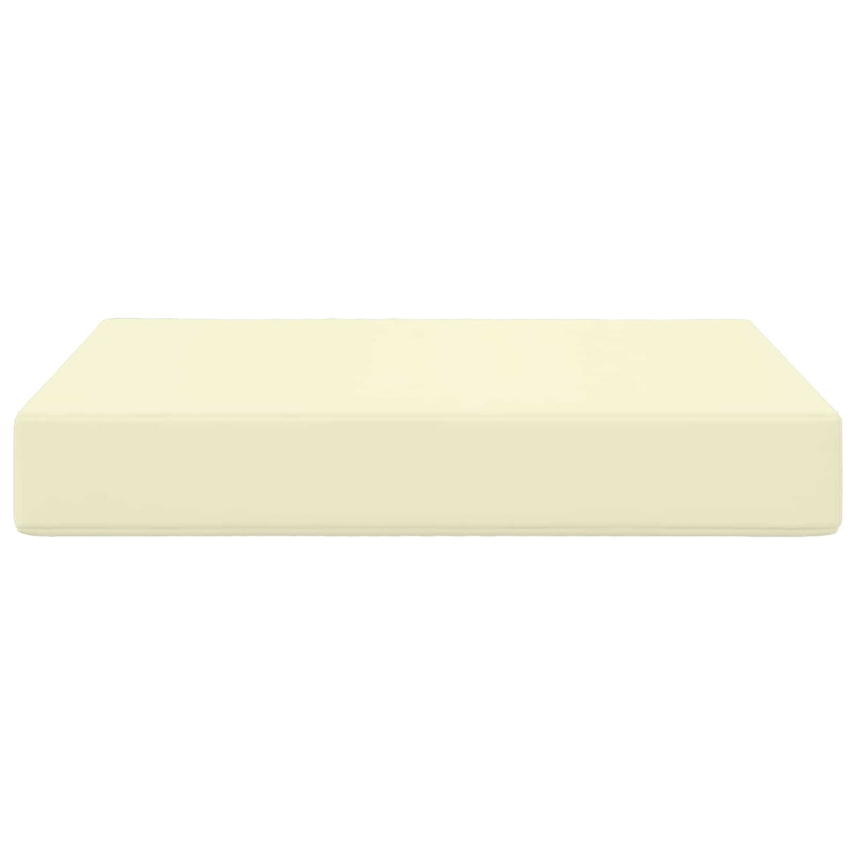 Udendørs Sofa Pude Polyester Cremefarvet 60 x 60 cm