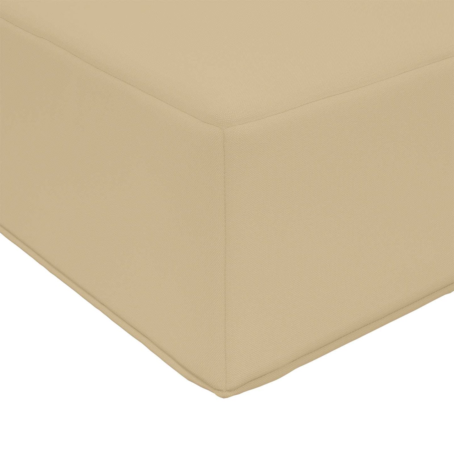 Udendørs Sofa Pude Polyester Beige 60 x 60 cm