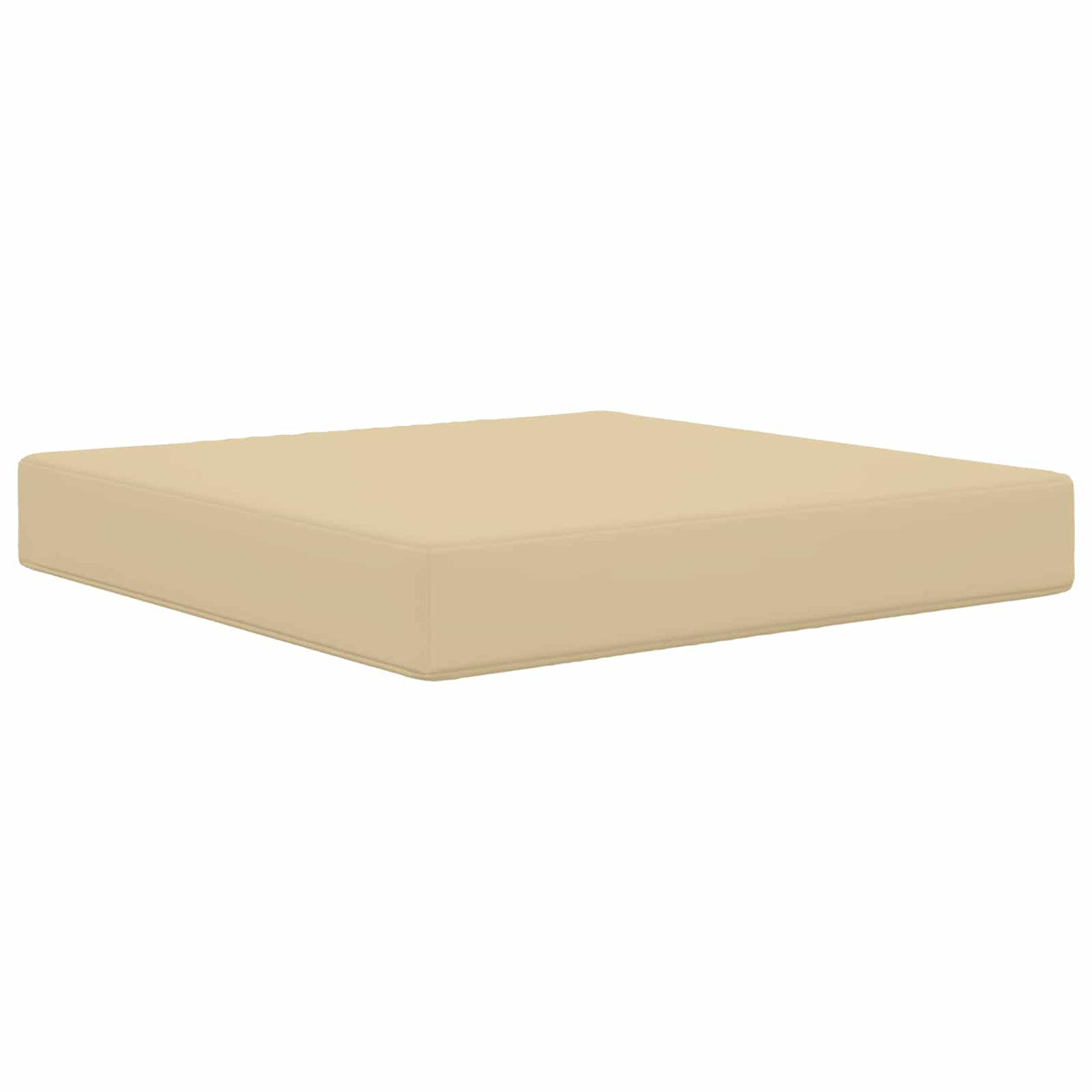 Udendørs Sofa Pude Polyester Beige 60 x 60 cm