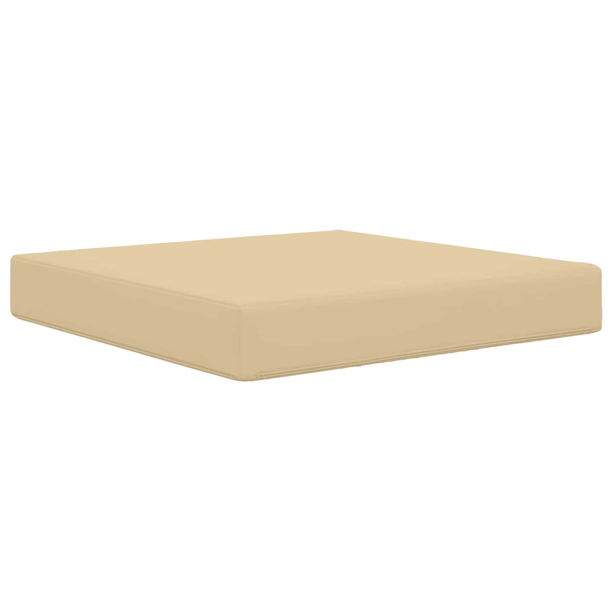 Udendørs Sofa Pude Polyester Beige 60 x 60 cm