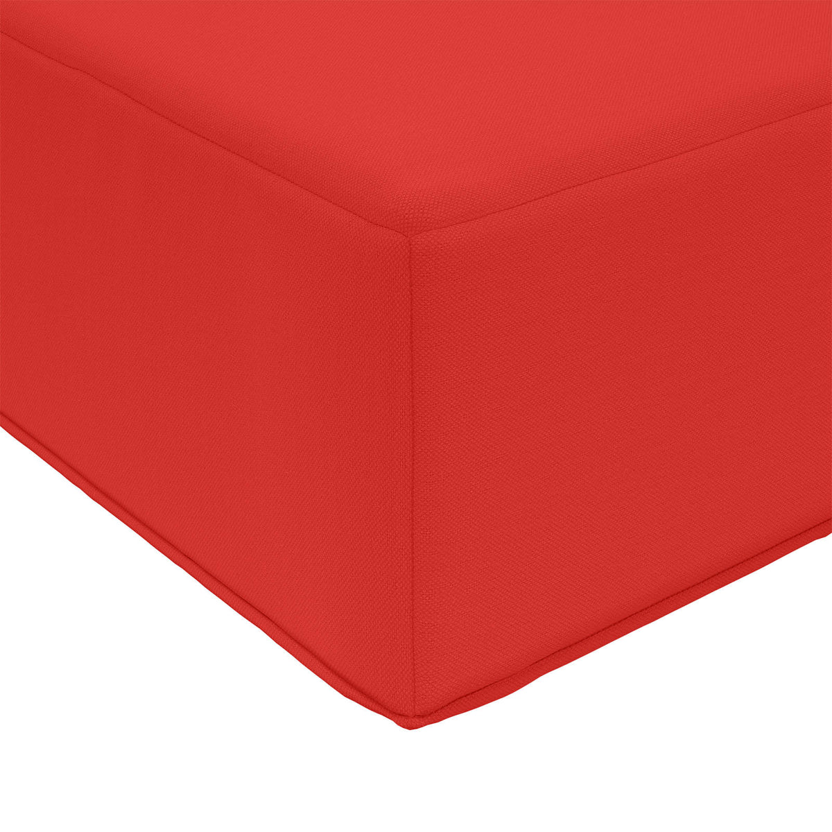 Udendørs Sofa Pude Polyester Rød 60 x 60 cm