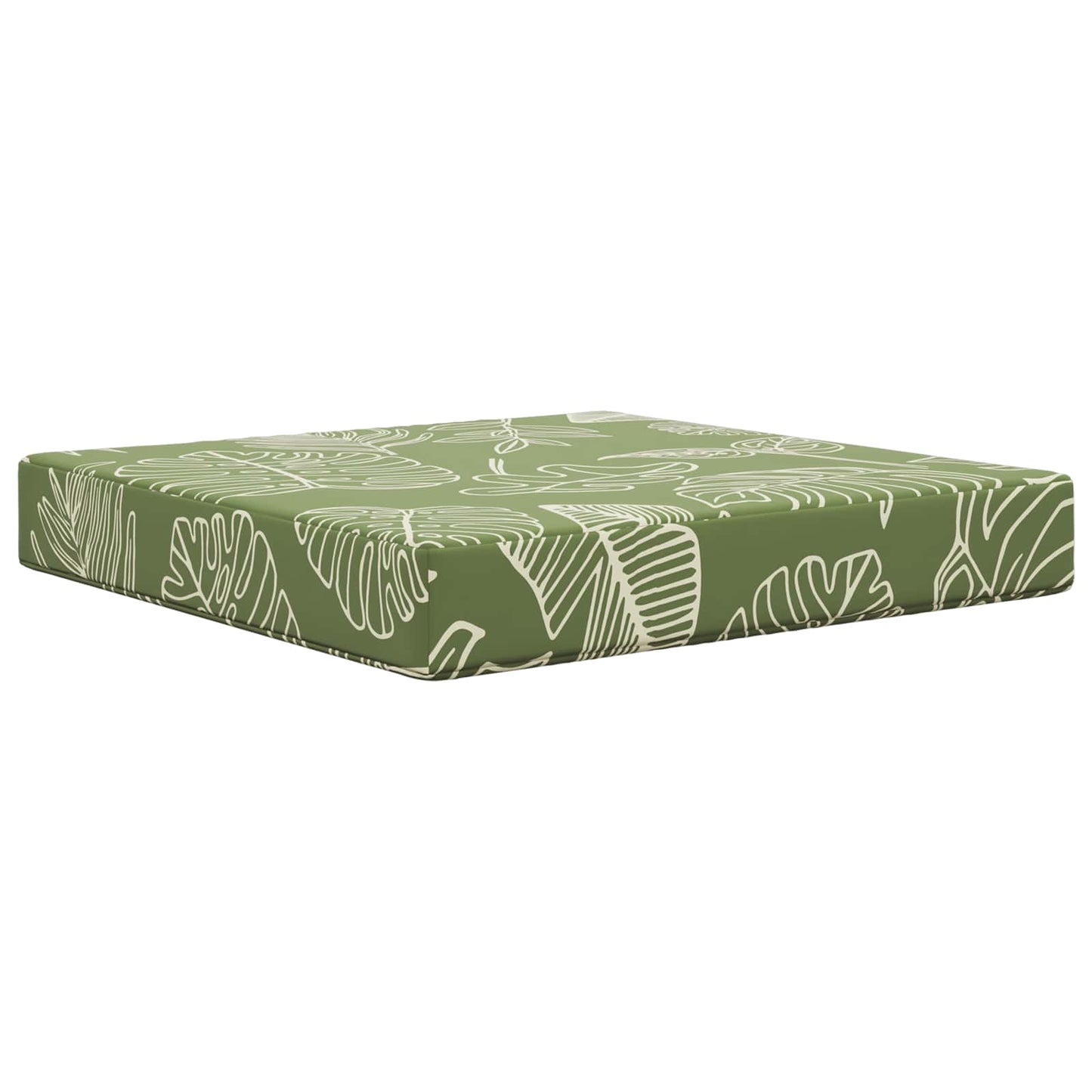 Udendørs Sofa Pude Polyester Bladdesign 60 x 60 cm Bladdesign