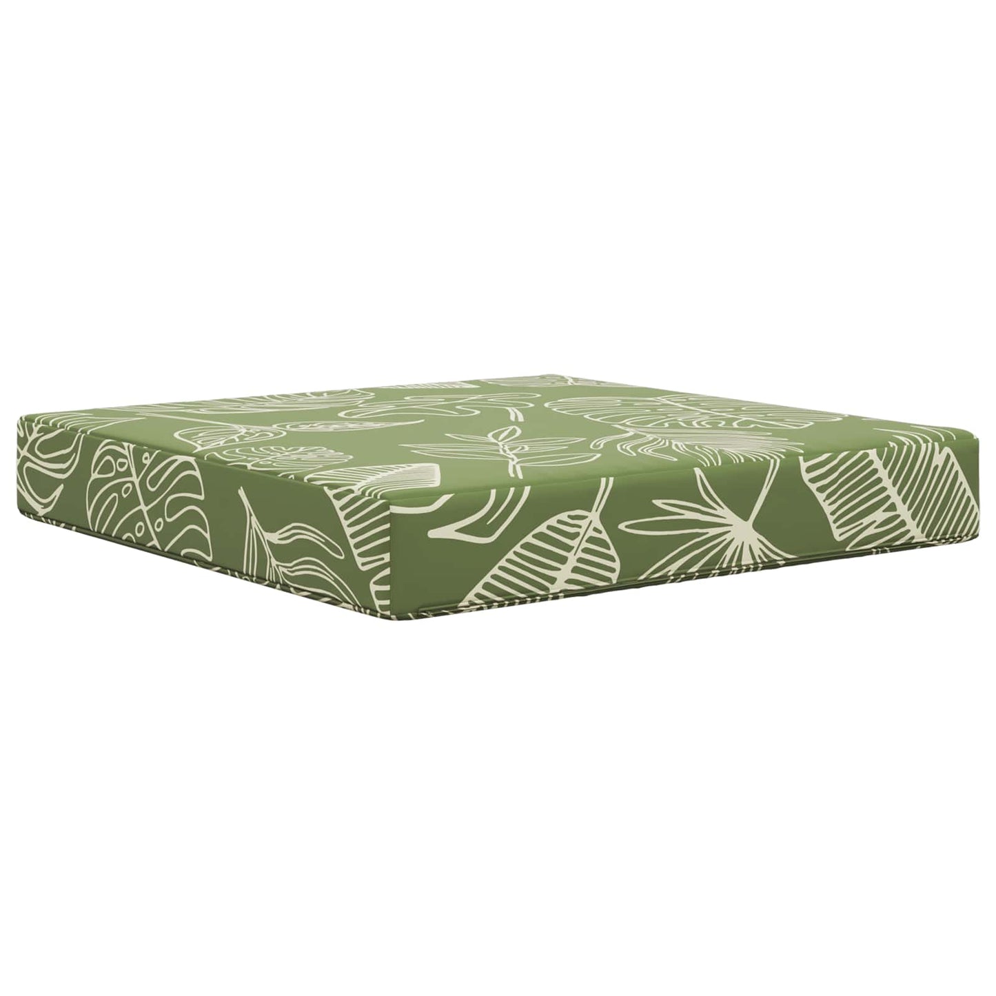 Udendørs Sofa Pude Polyester Bladdesign 60 x 60 cm Bladdesign