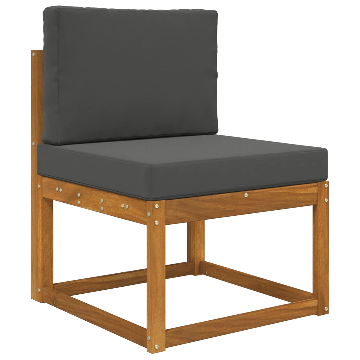Udendørs Sofa Pude Polyester Antracit 60 x 60 cm