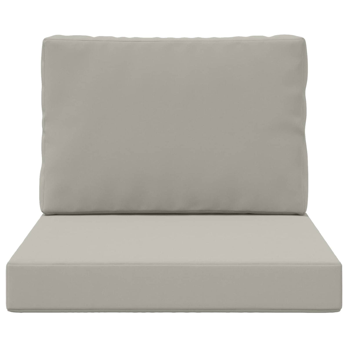 Udendørs Sofa Pude Polyester Grå 60 x 60 cm
