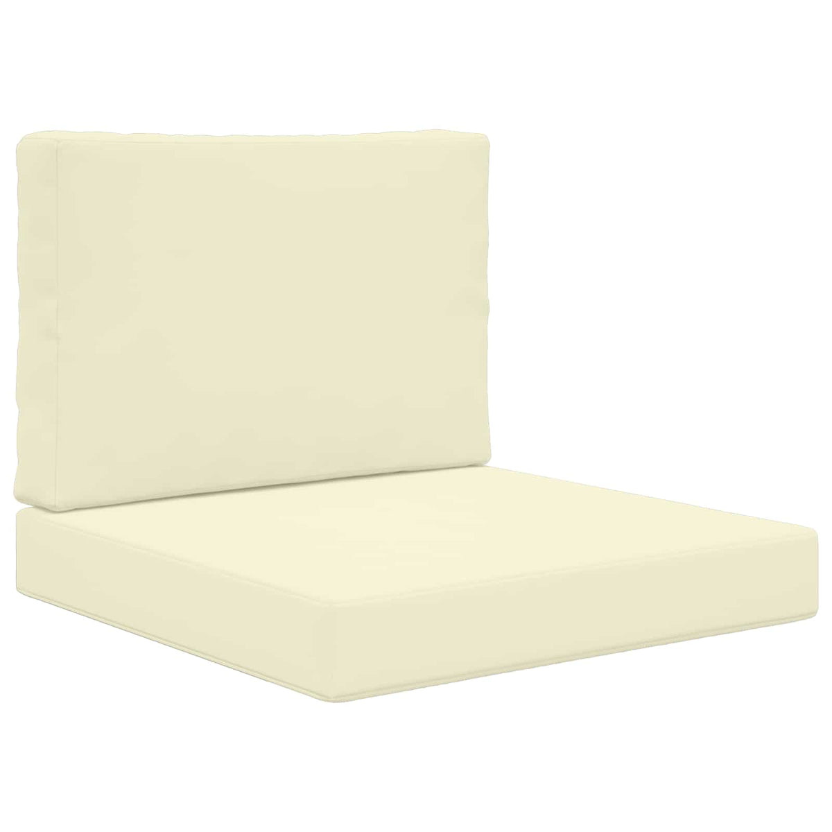 Udendørs Sofa Pude Polyester Cremefarvet 60 x 60 cm