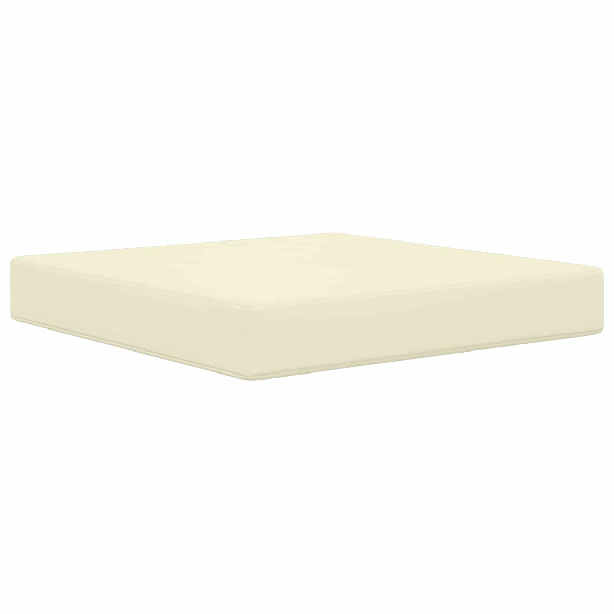 Udendørs Sofa Pude Polyester Cremefarvet 60 x 60 cm
