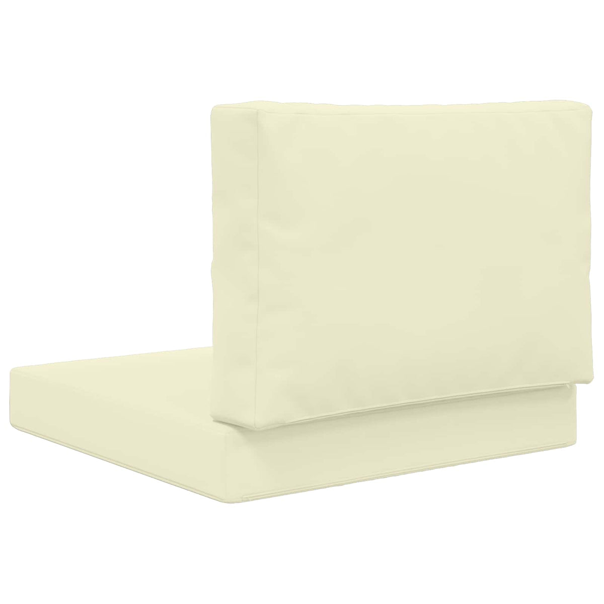 Udendørs Sofa Pude Polyester Cremefarvet 60 x 60 cm