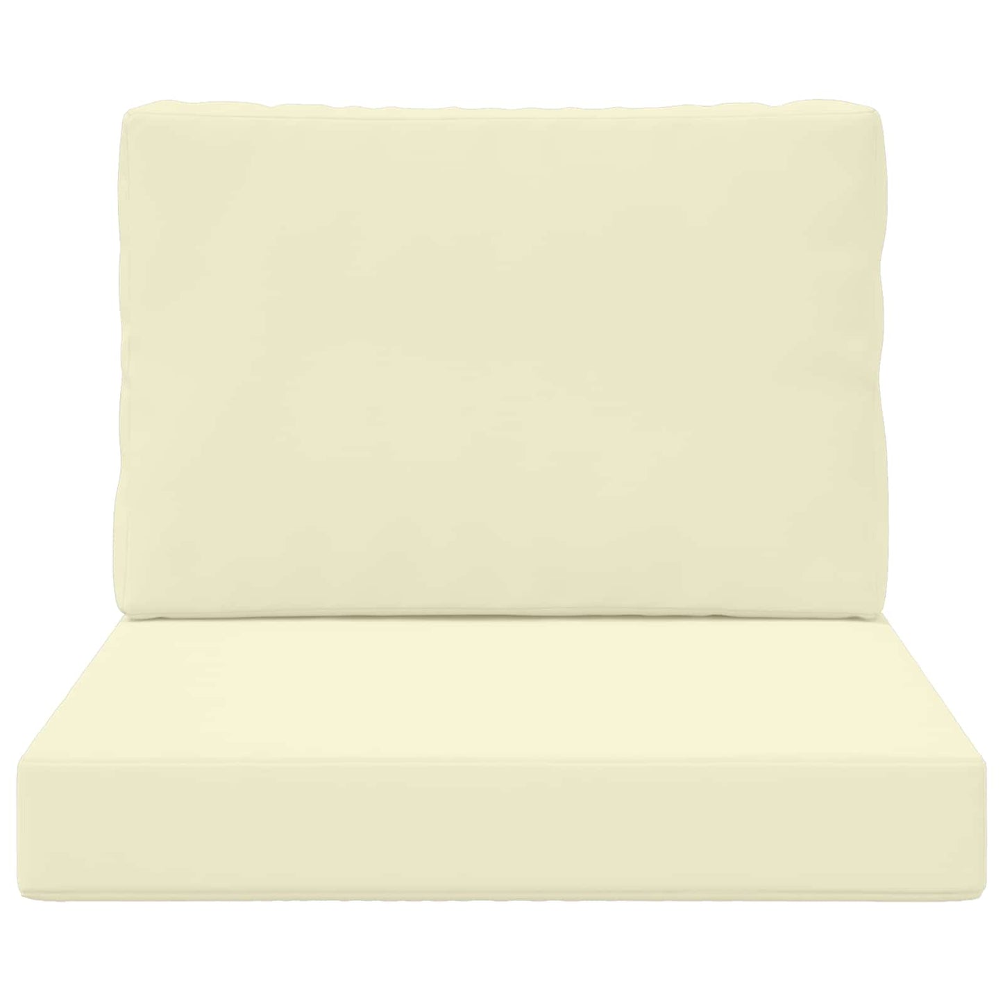 Udendørs Sofa Pude Polyester Cremefarvet 60 x 60 cm
