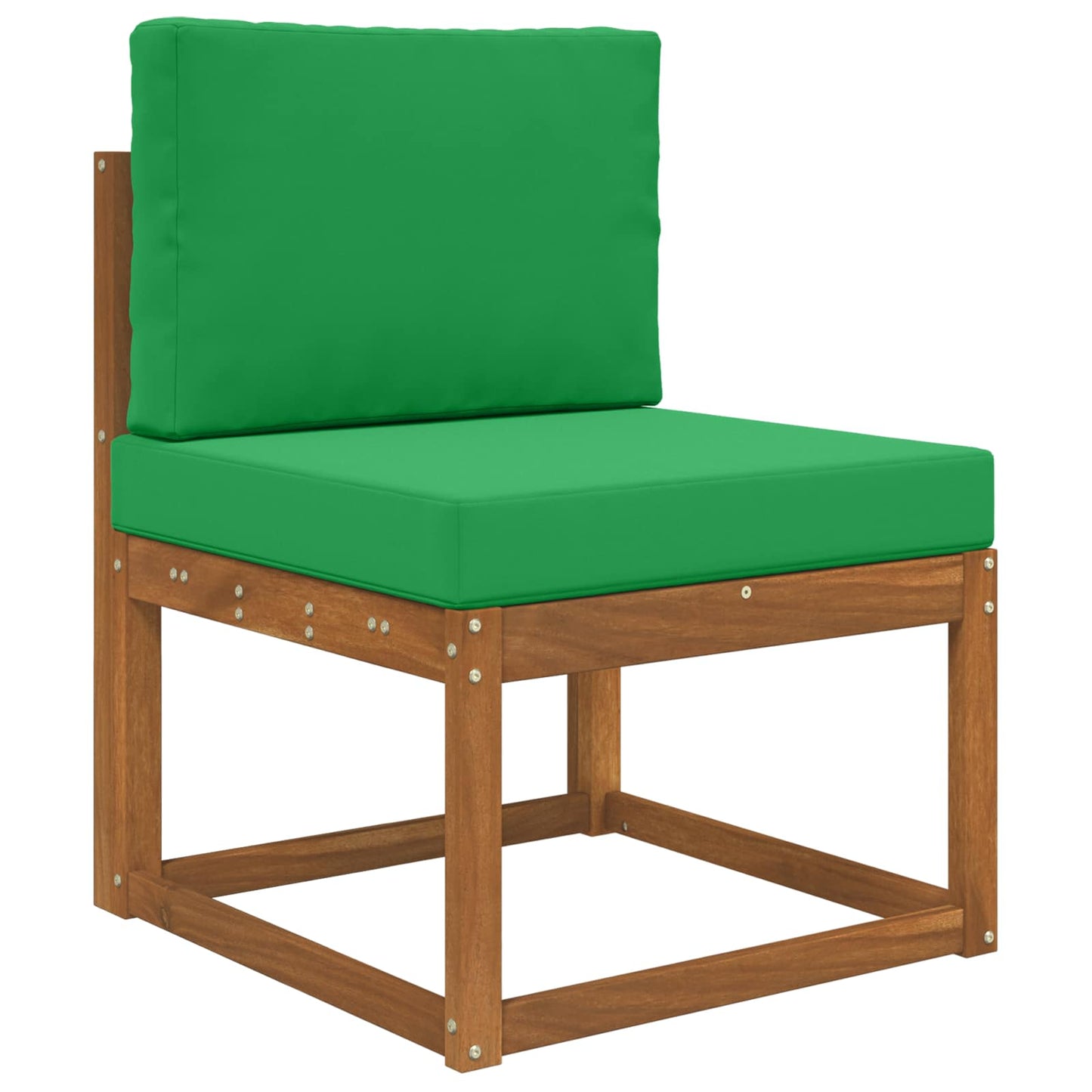 Udendørs Sofa Pude Polyester Grøn 60 x 60 cm