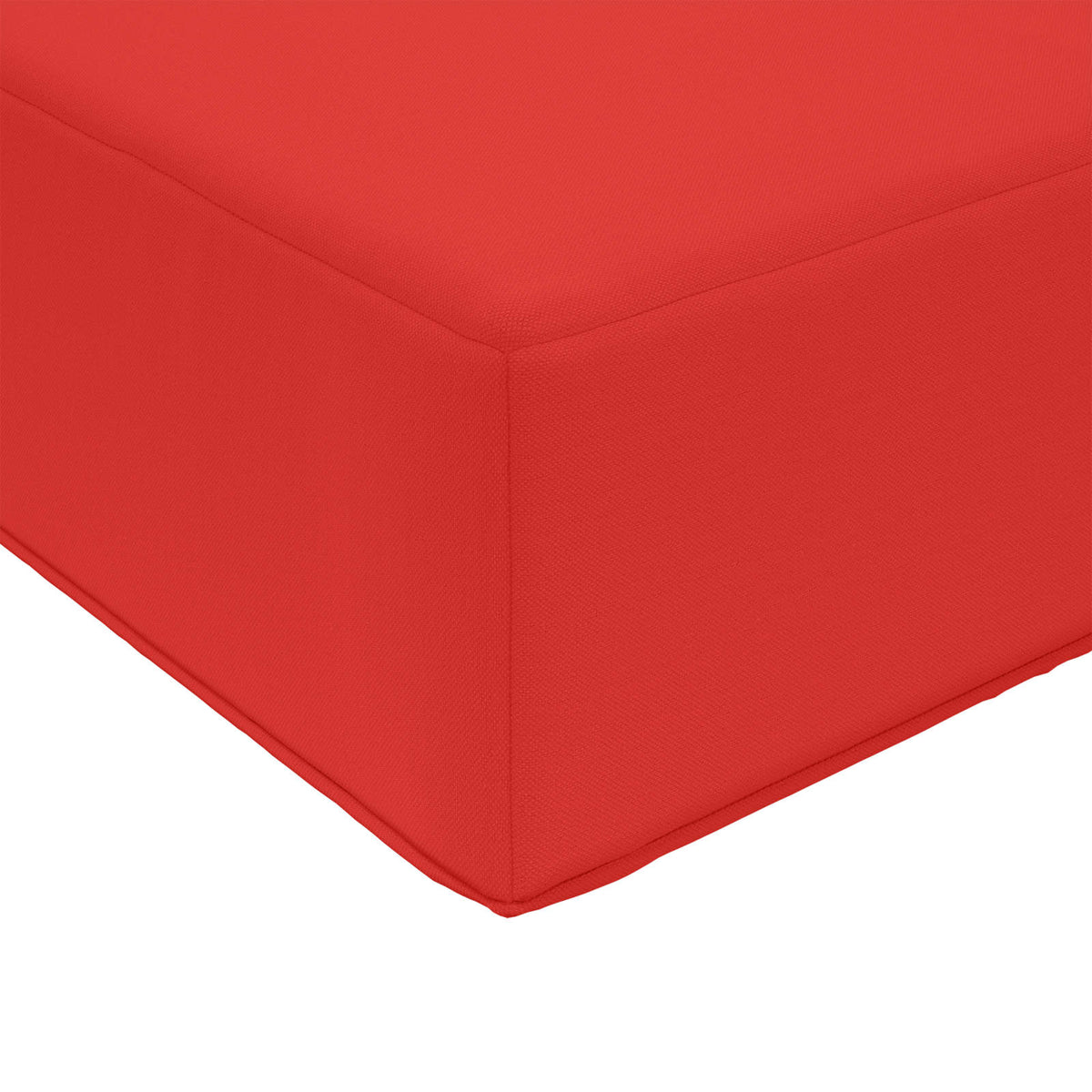Udendørs Sofa Pude Polyester Rød 60 x 60 cm