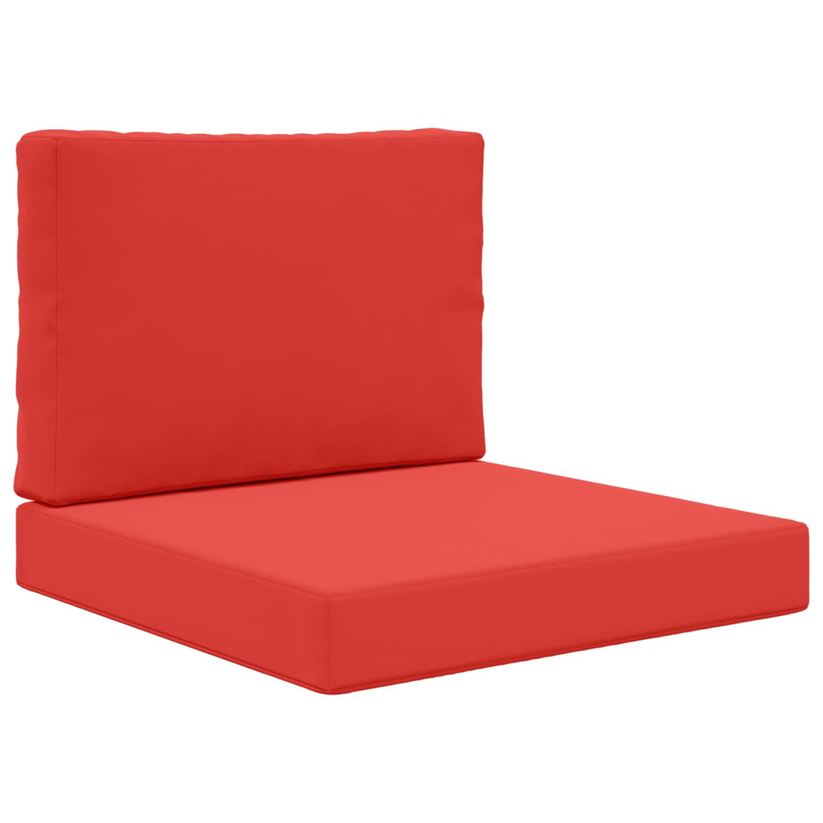 Udendørs Sofa Pude Polyester Rød 60 x 60 cm