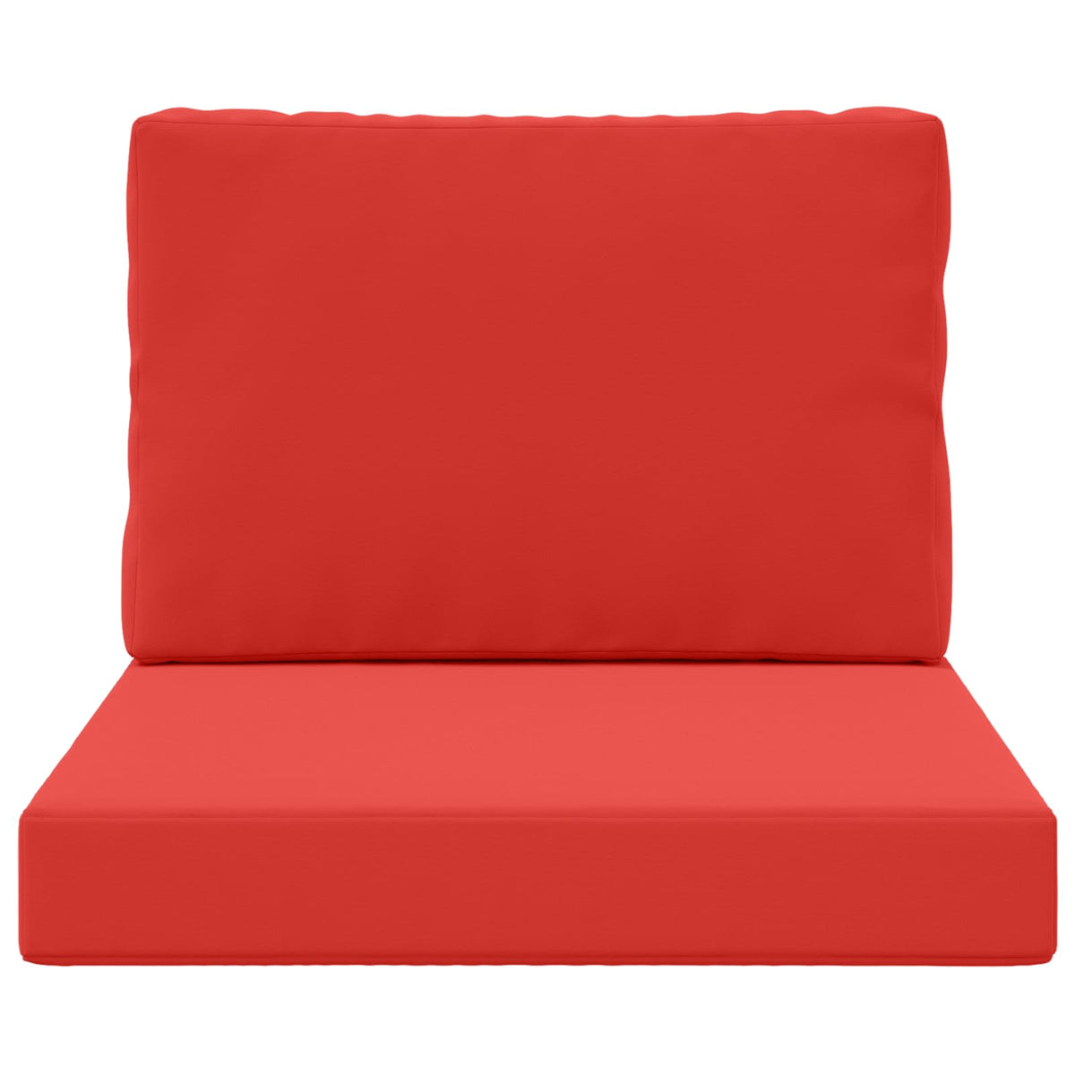 Udendørs Sofa Pude Polyester Rød 60 x 60 cm