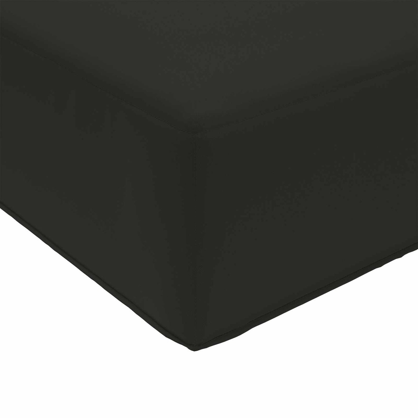 Udendørs Sofa Pude Polyester Sort 60 x 60 cm