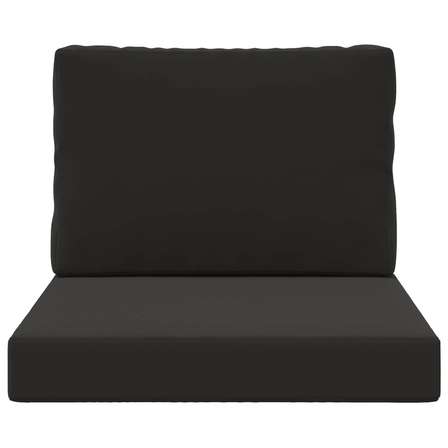 Udendørs Sofa Pude Polyester Sort 60 x 60 cm