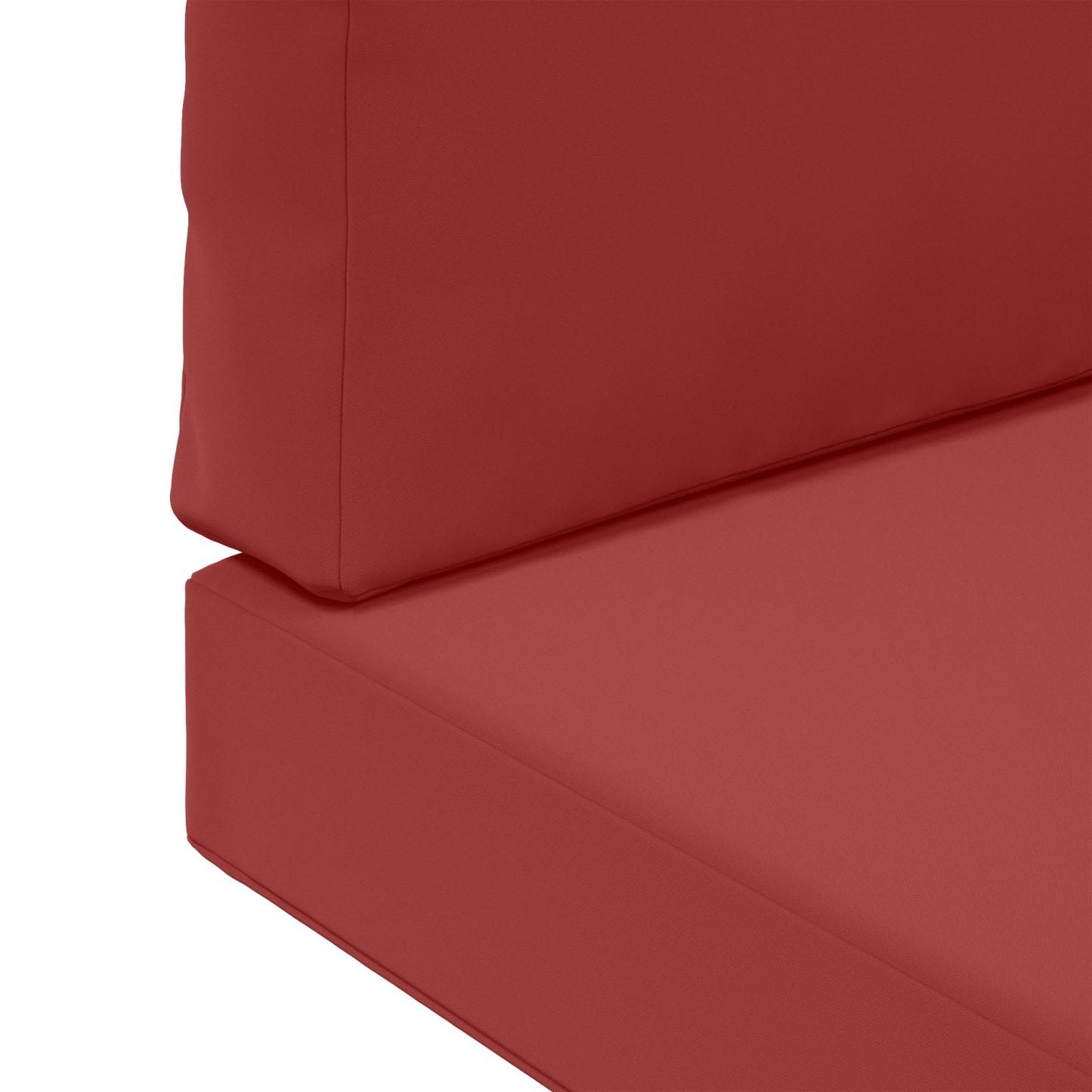 Udendørs Sofa Pude Polyester Vinrød 60 x 60 cm