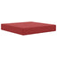 Udendørs Sofa Pude Polyester Vinrød 60 x 60 cm