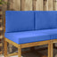 Udendørs Sofa Pude Polyester Kongelig blå 60 x 60 cm