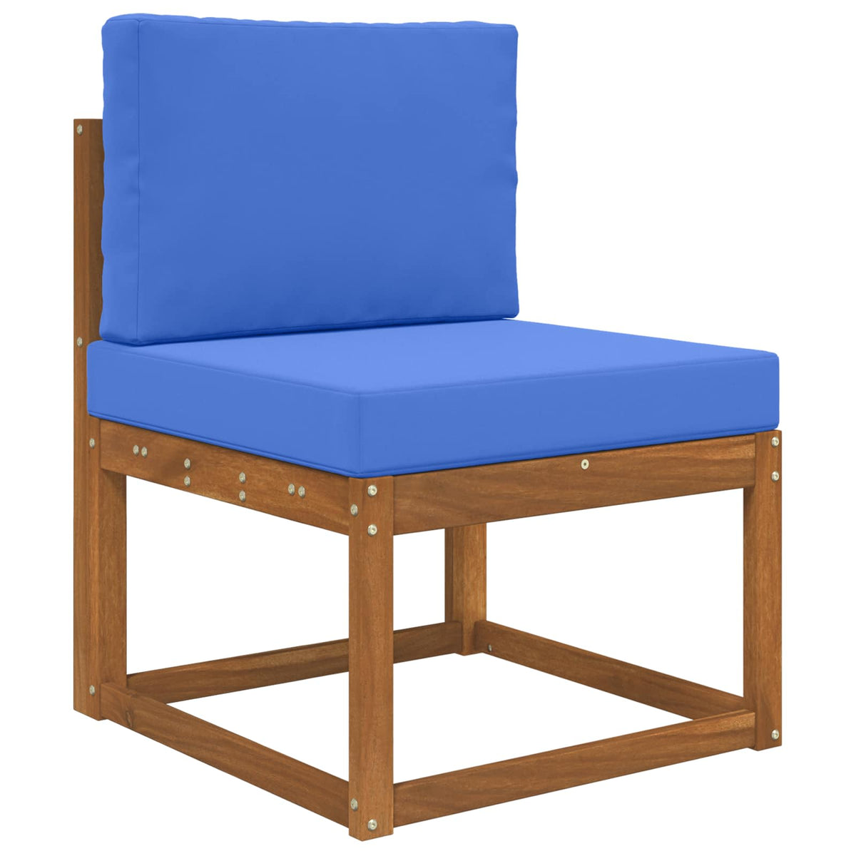 Udendørs Sofa Pude Polyester Kongelig blå 60 x 60 cm