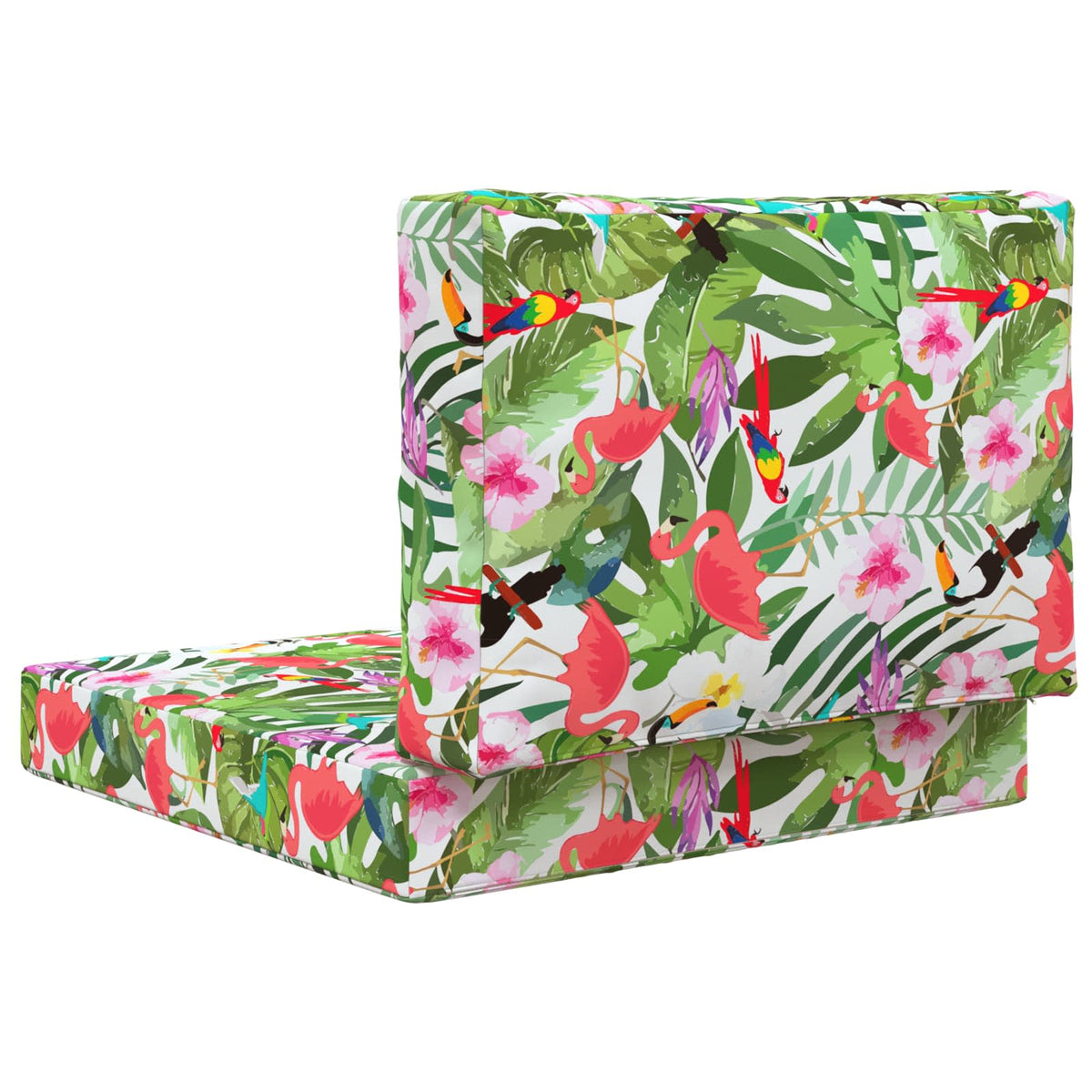 Udendørs Sofa Pude Polyester farverig 60 x 60 cm