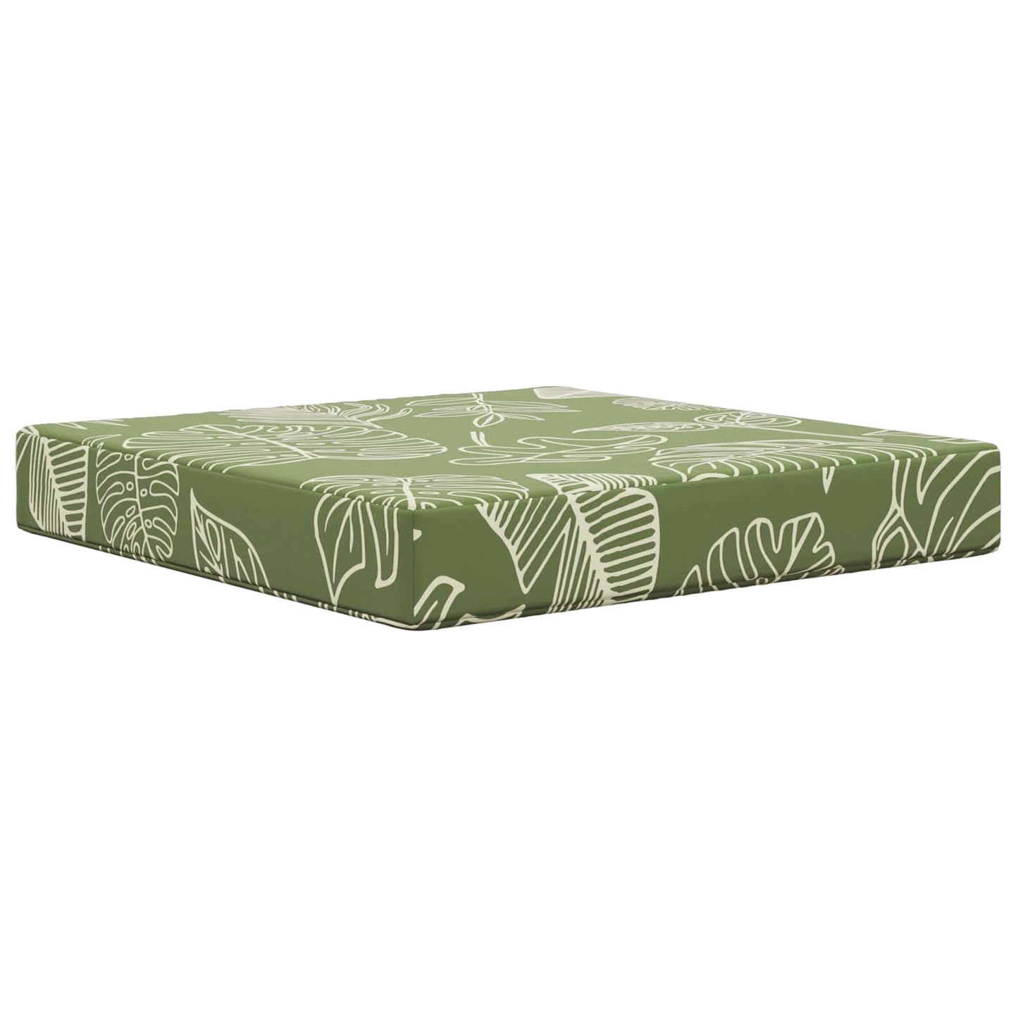 Udendørs Sofa Pude Polyester Bladdesign 60 x 60 cm Bladdesign