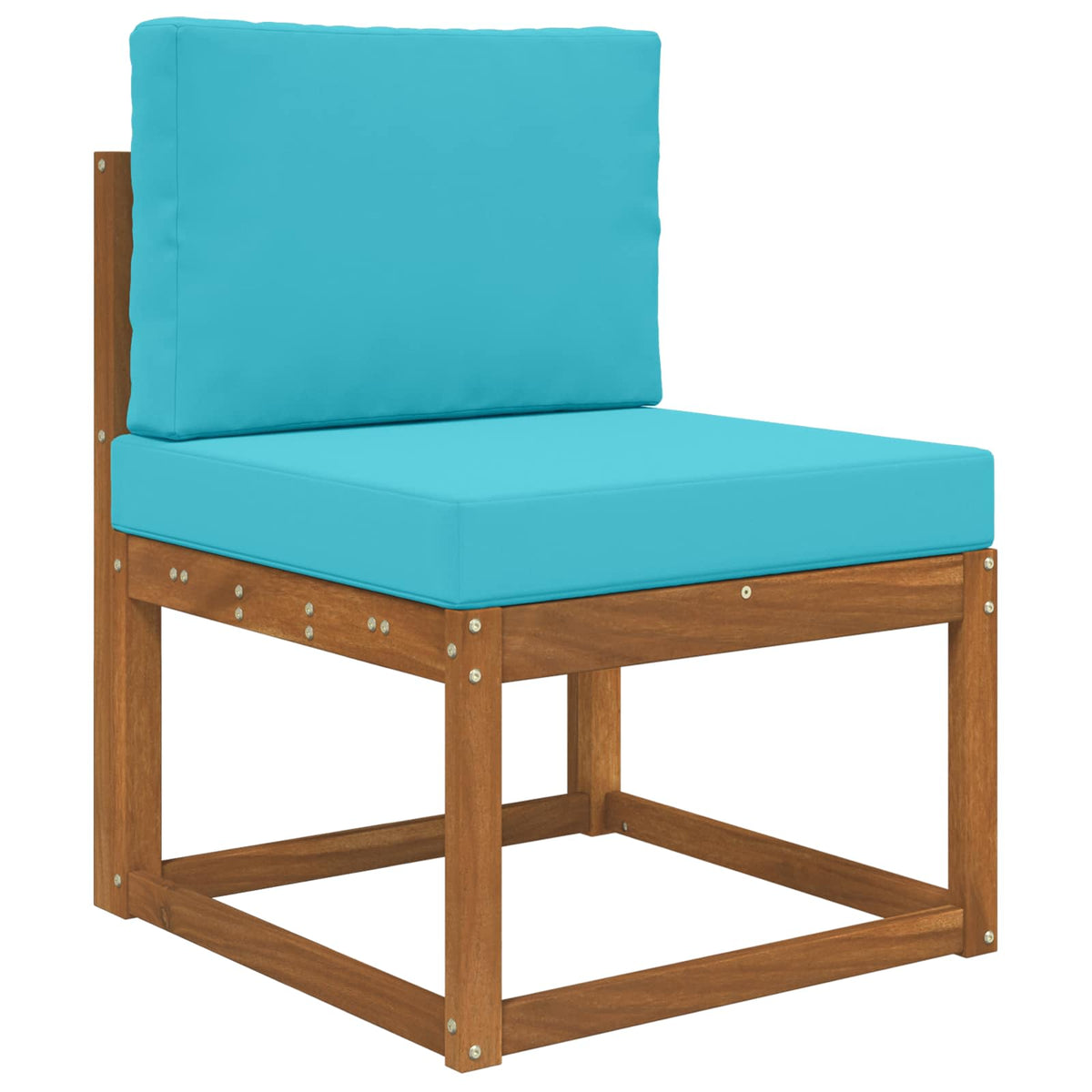 Udendørs Sofa Pude Polyester Turkis 60 x 60 cm