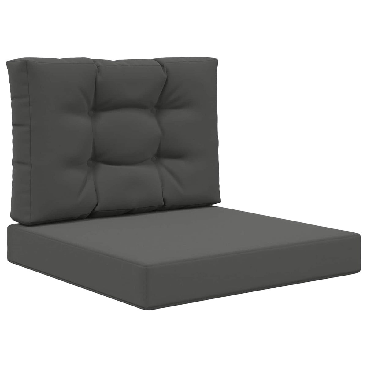 Udendørs Sofa Pude Polyester Antracit 60 x 60 cm