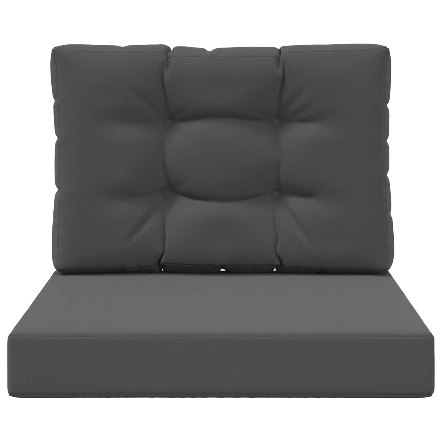 Udendørs Sofa Pude Polyester Antracit 60 x 60 cm