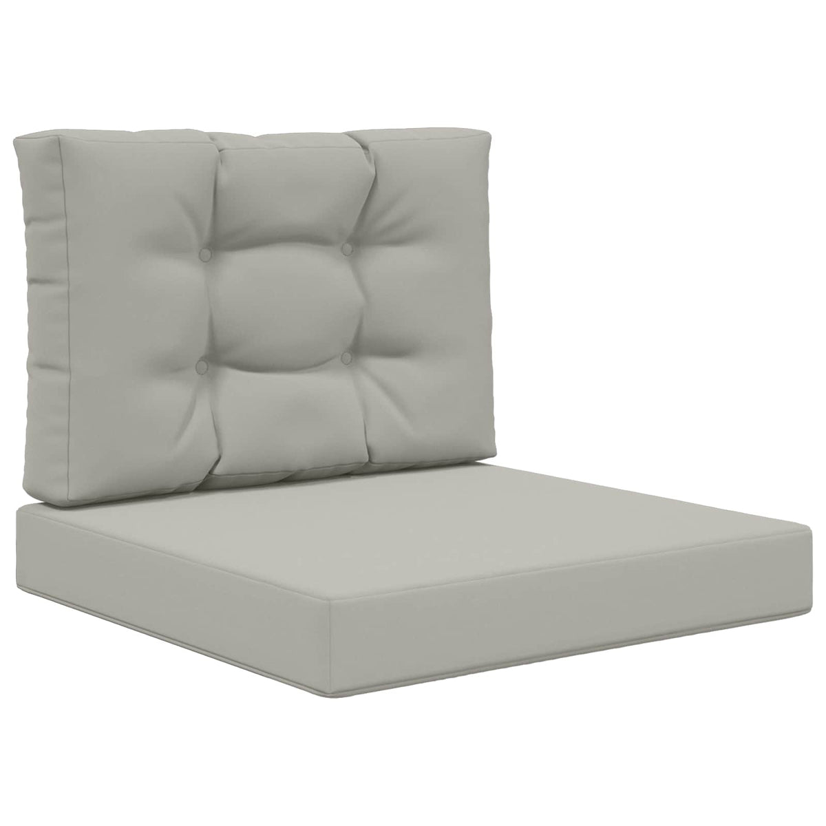 Udendørs Sofa Pude Polyester Grå 60 x 60 cm