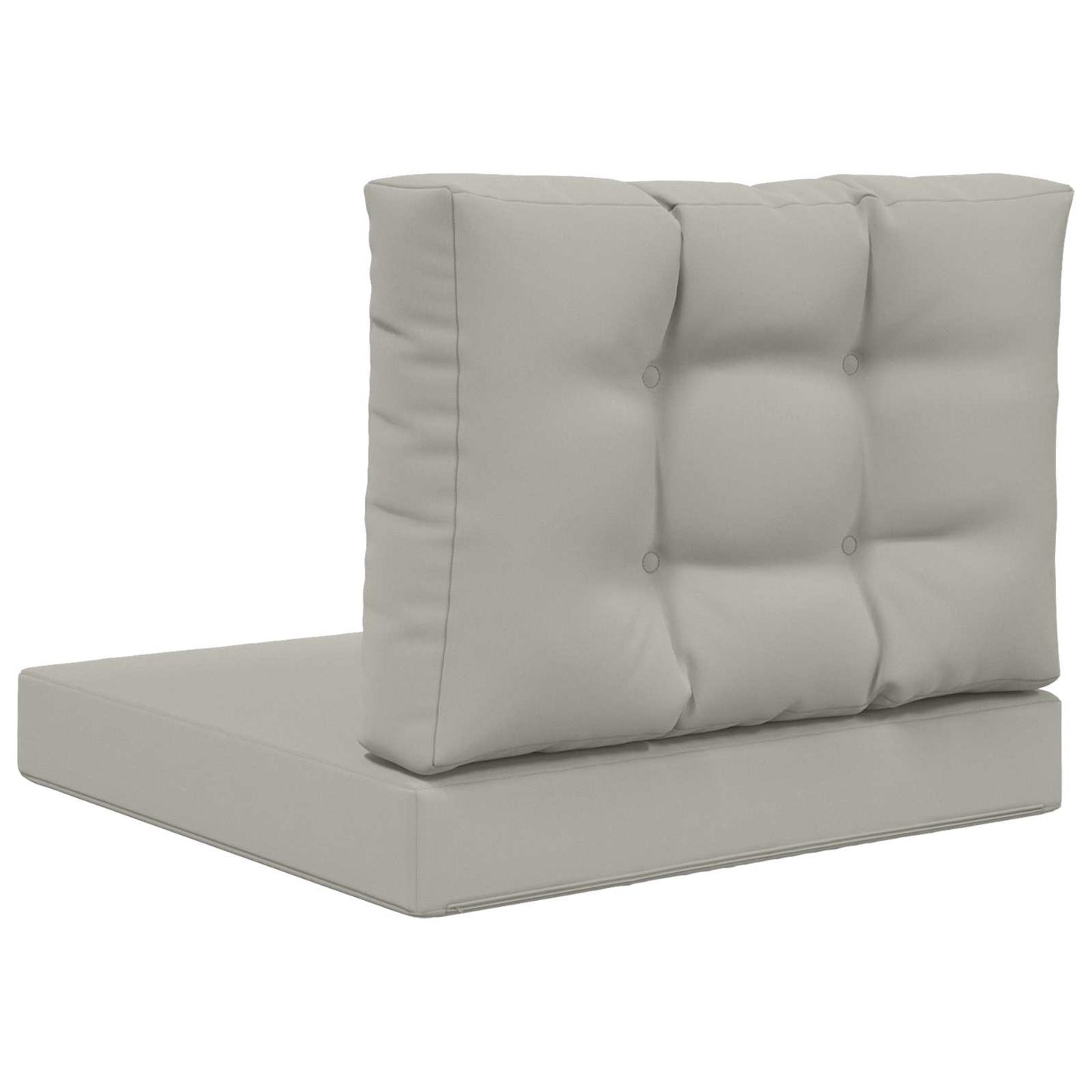 Udendørs Sofa Pude Polyester Grå 60 x 60 cm