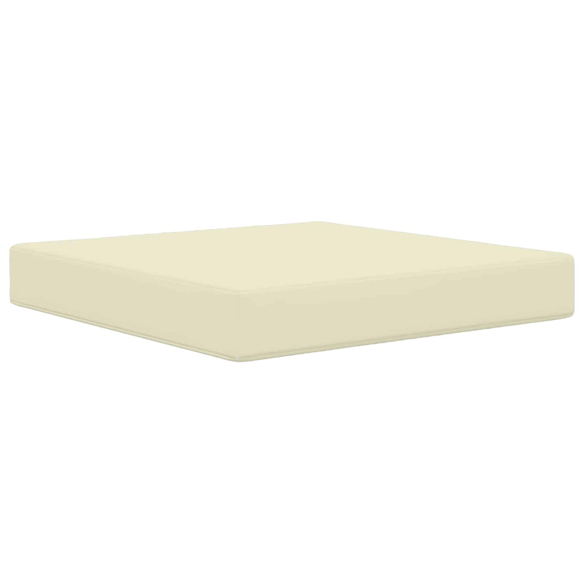 Udendørs Sofa Pude Polyester Cremefarvet 60 x 60 cm