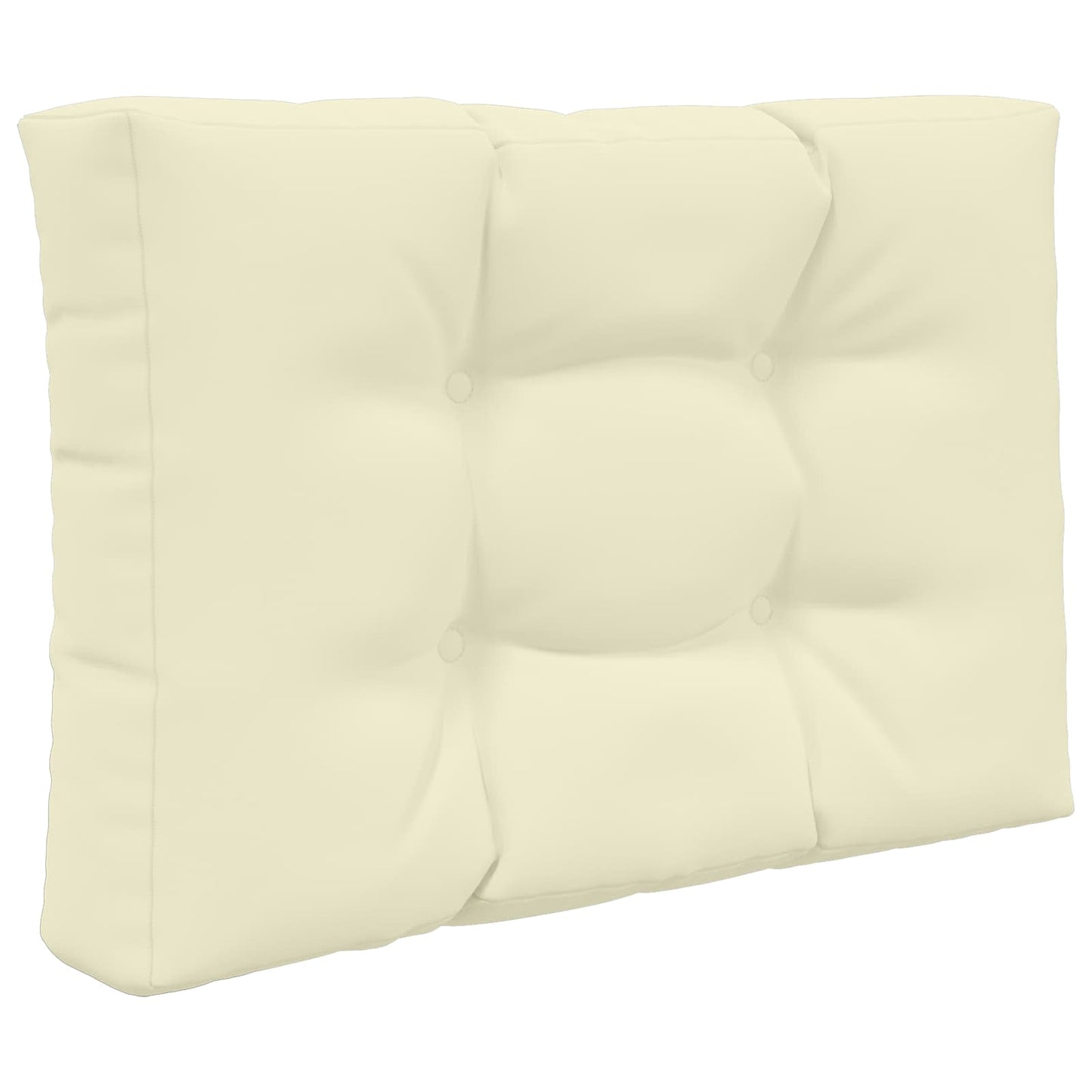 Udendørs Sofa Pude Polyester Cremefarvet 60 x 60 cm
