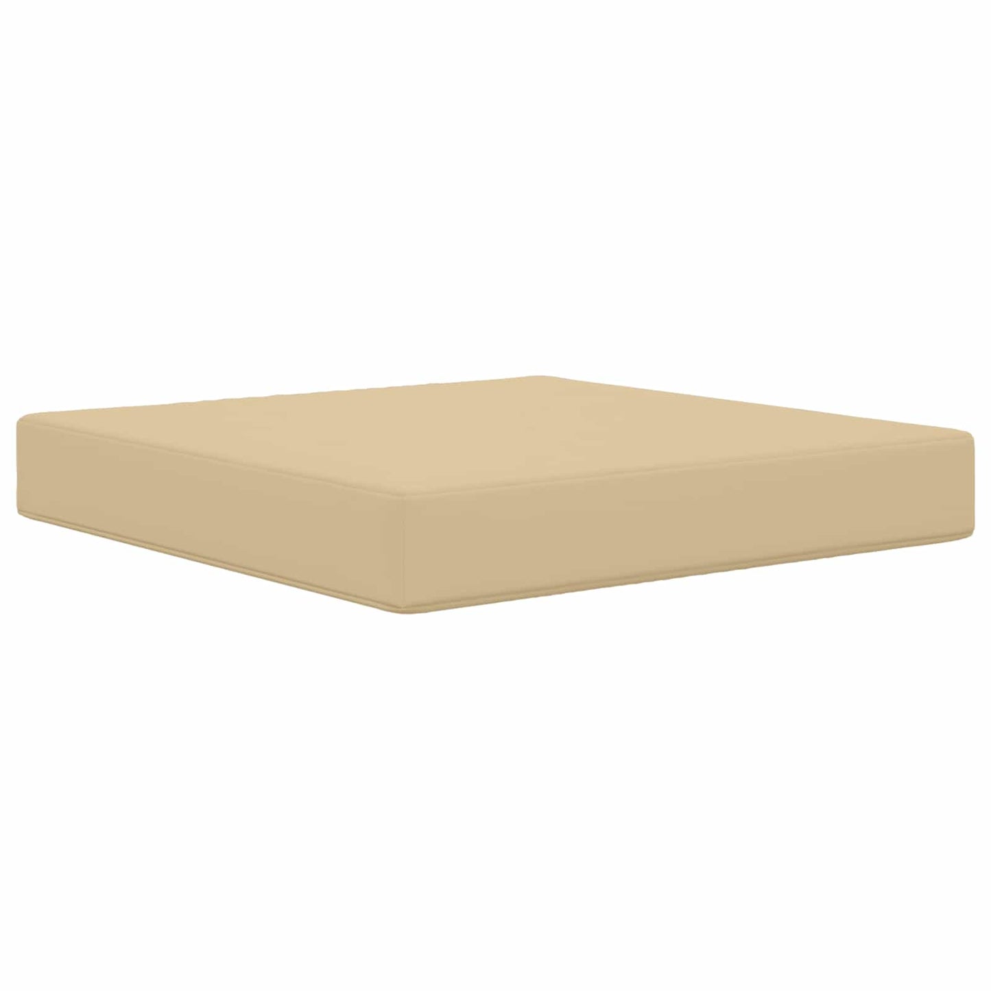 Udendørs Sofa Pude Polyester Beige 60 x 60 cm