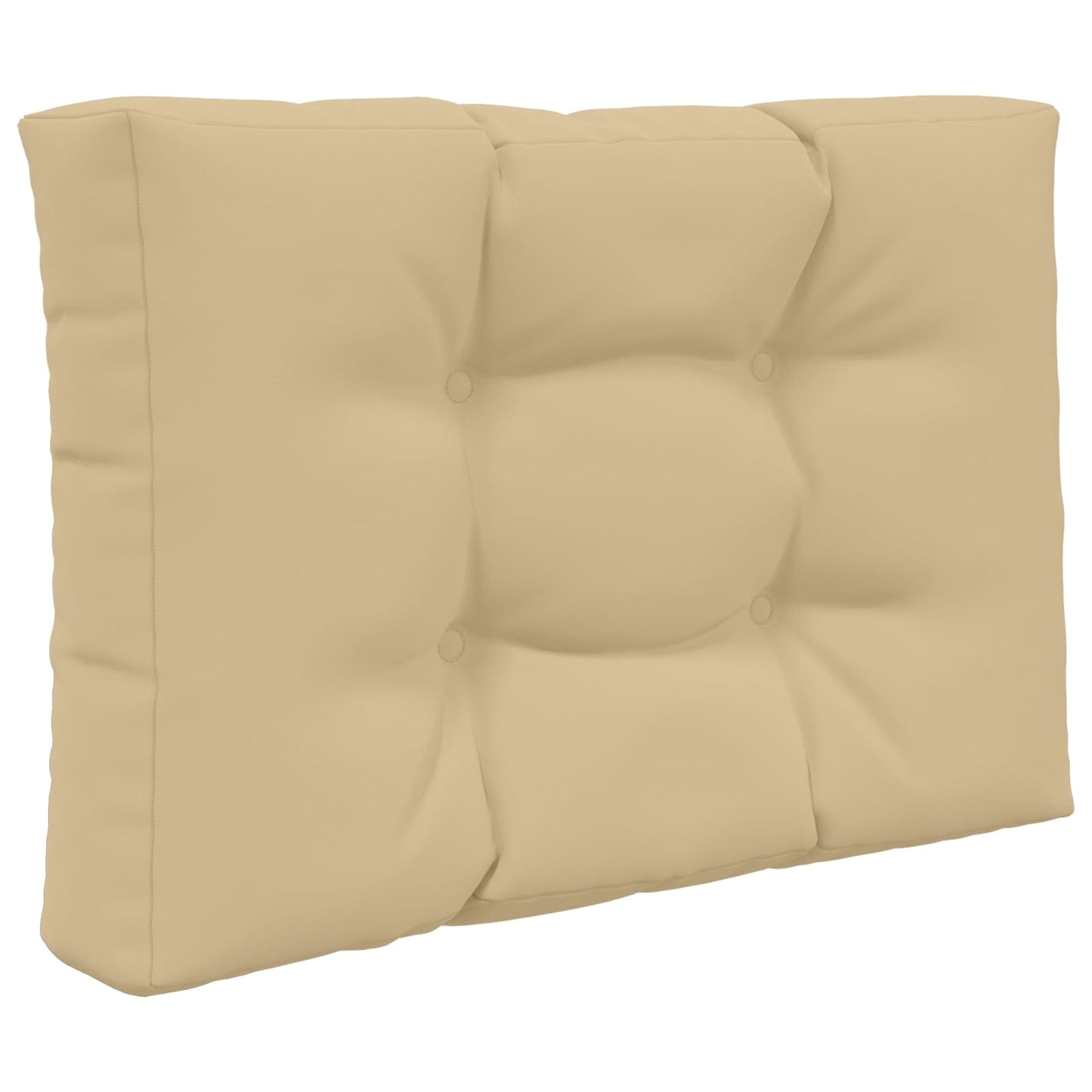 Udendørs Sofa Pude Polyester Beige 60 x 60 cm