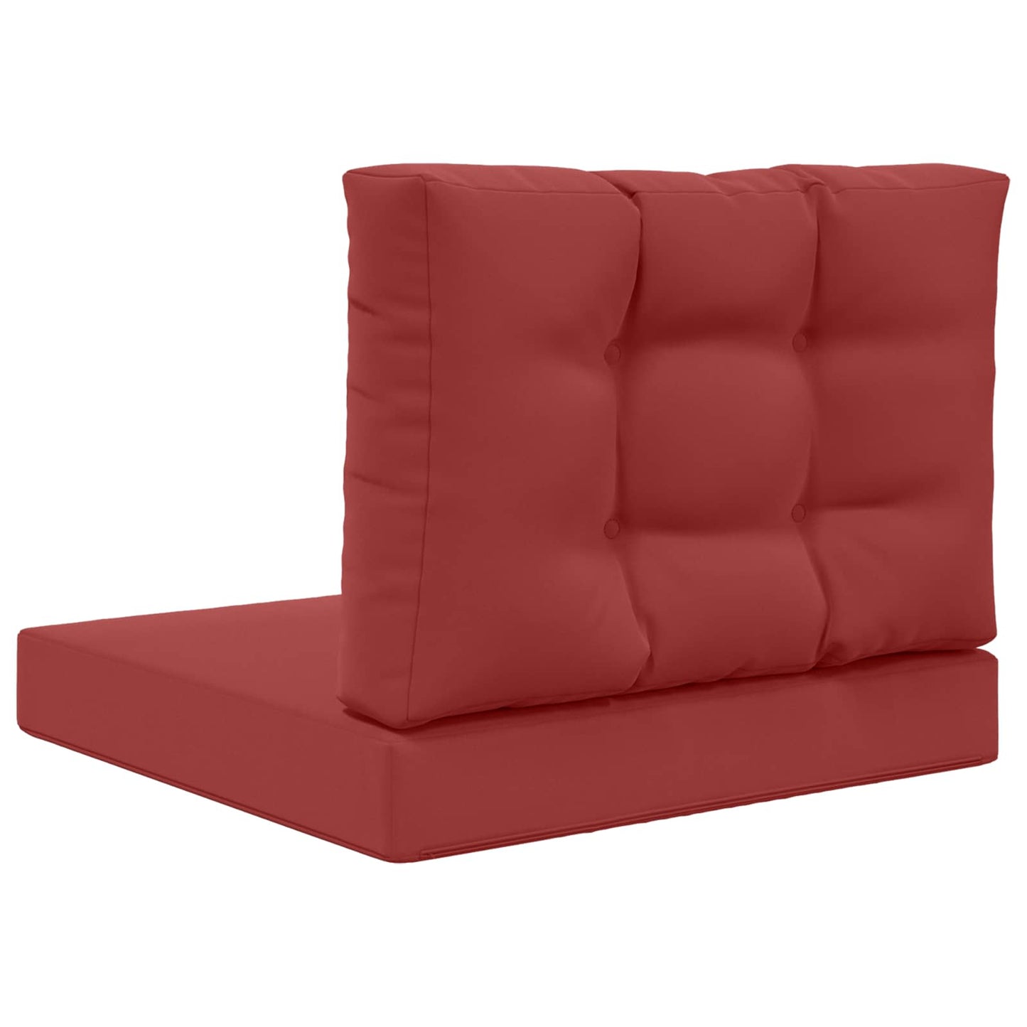 Udendørs Sofa Pude Polyester Vinrød 60 x 60 cm