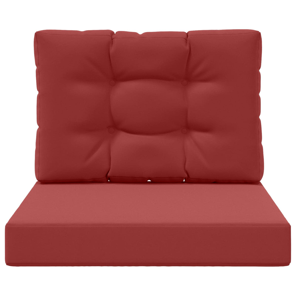 Udendørs Sofa Pude Polyester Vinrød 60 x 60 cm