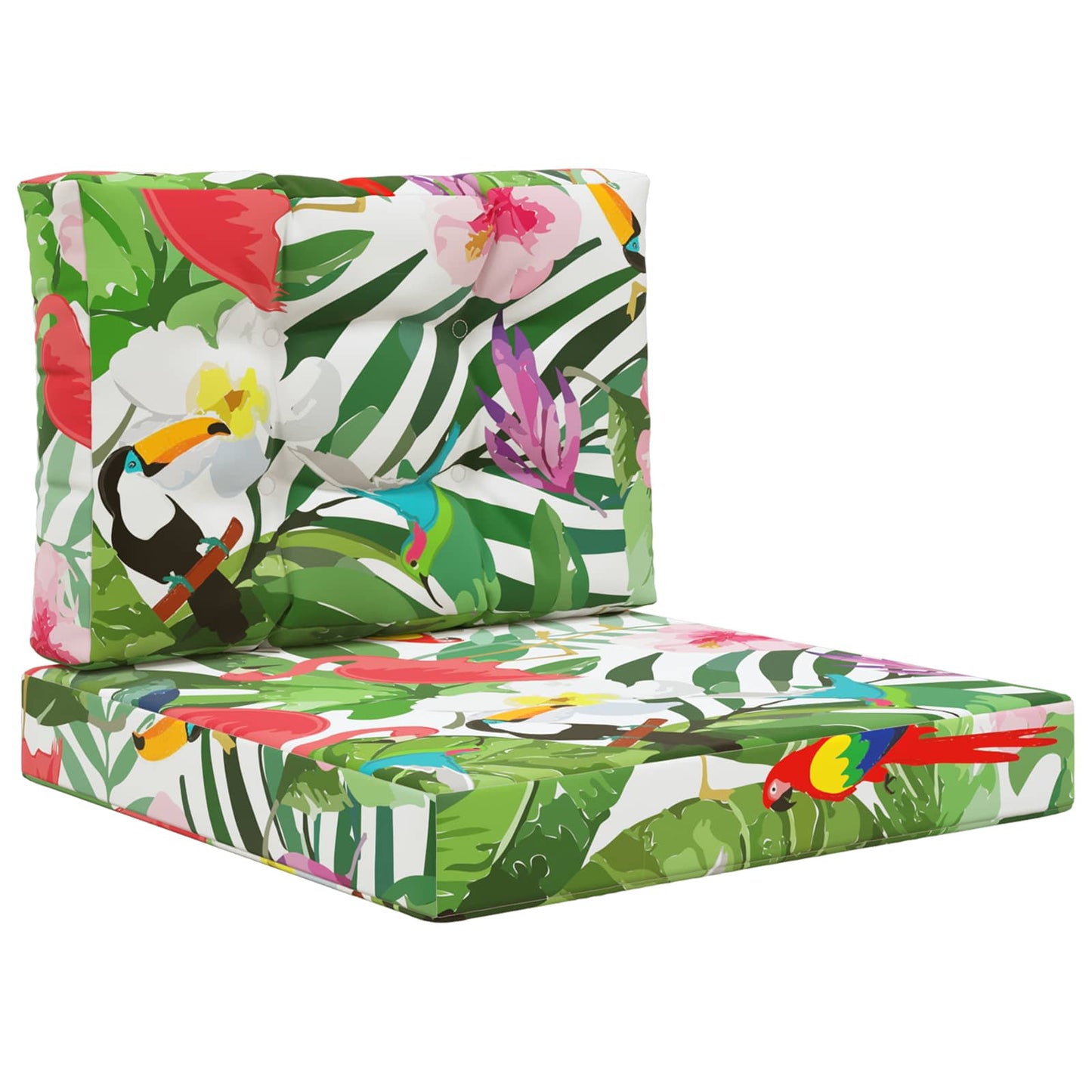 Udendørs Sofa Pude Polyester farverig 60 x 60 cm