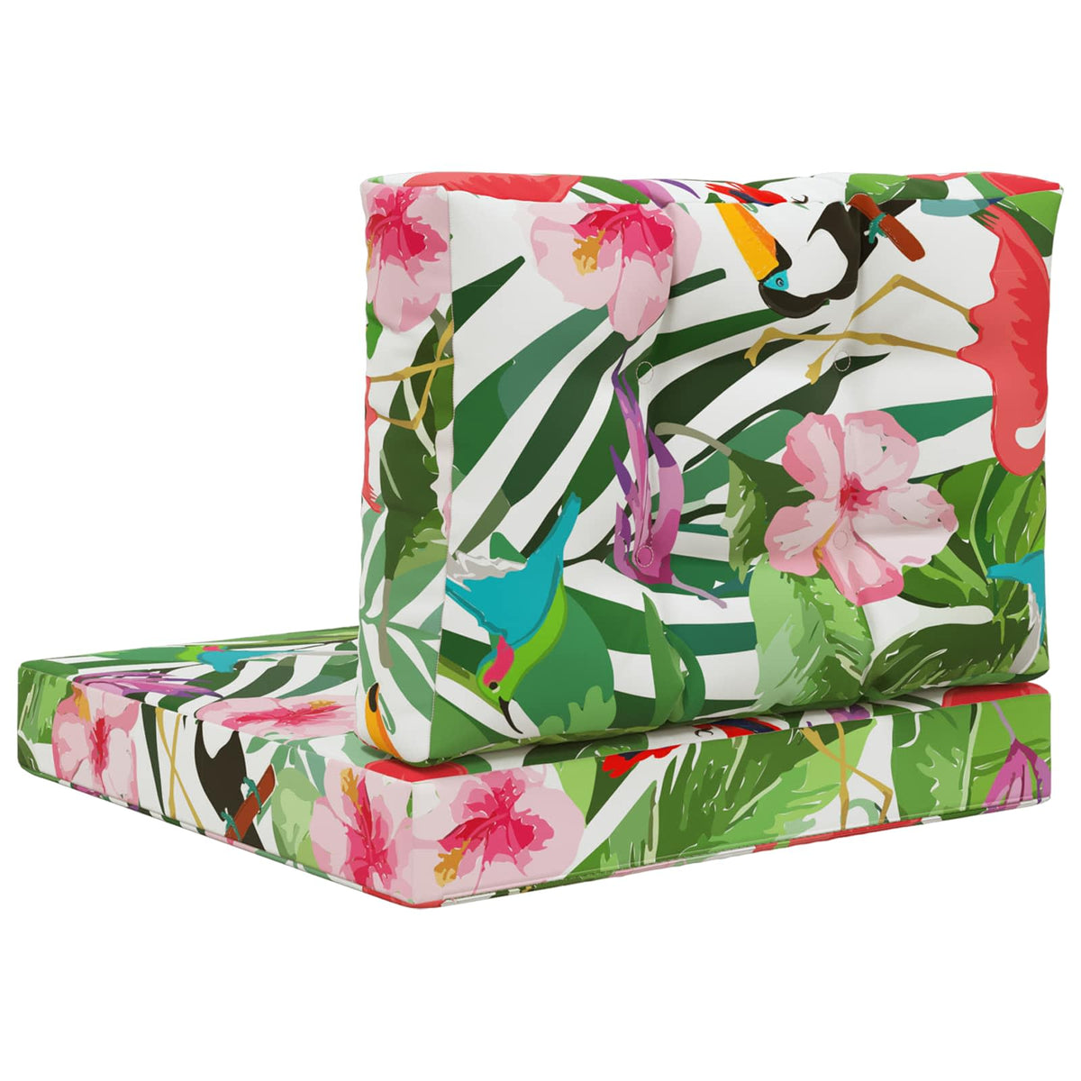 Udendørs Sofa Pude Polyester farverig 60 x 60 cm