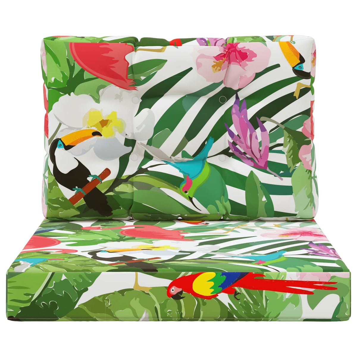 Udendørs Sofa Pude Polyester farverig 60 x 60 cm