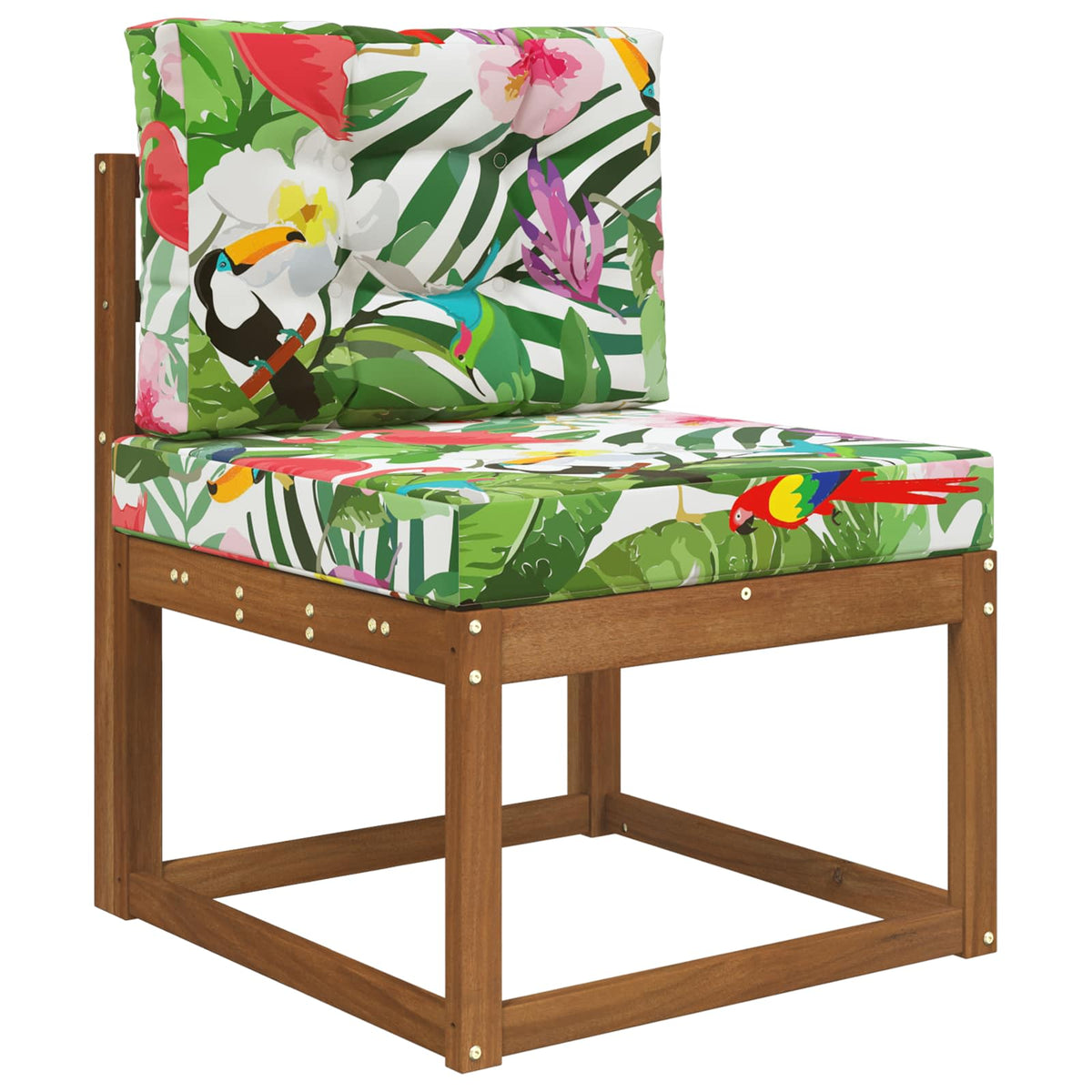 Udendørs Sofa Pude Polyester farverig 60 x 60 cm