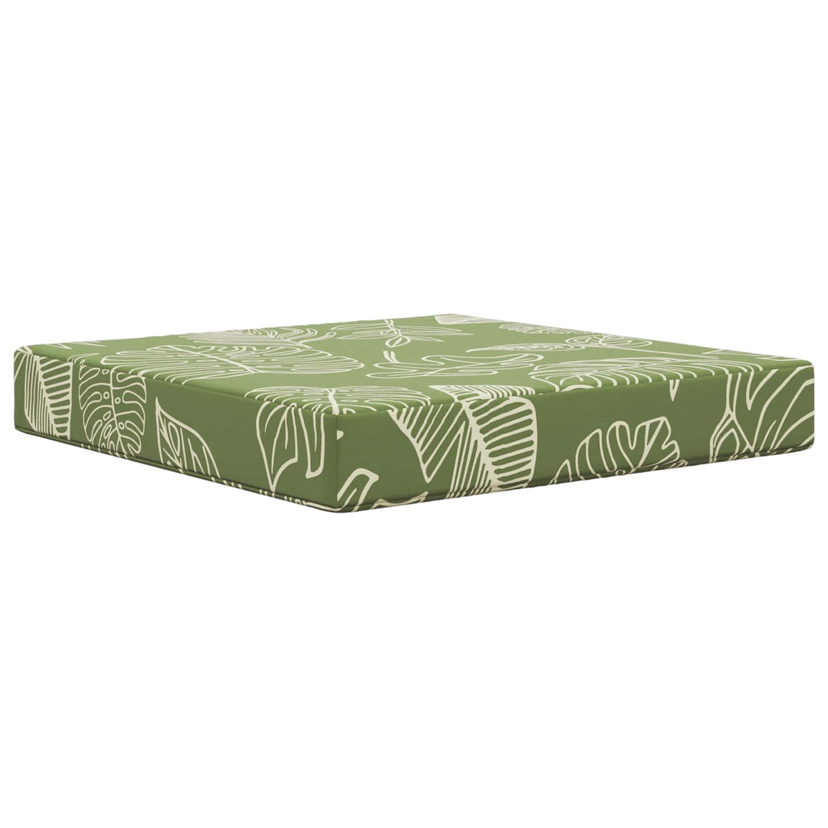 Udendørs Sofa Pude Polyester Bladdesign 60 x 60 cm Bladdesign