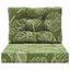 Udendørs Sofa Pude Polyester Bladdesign 60 x 60 cm Bladdesign