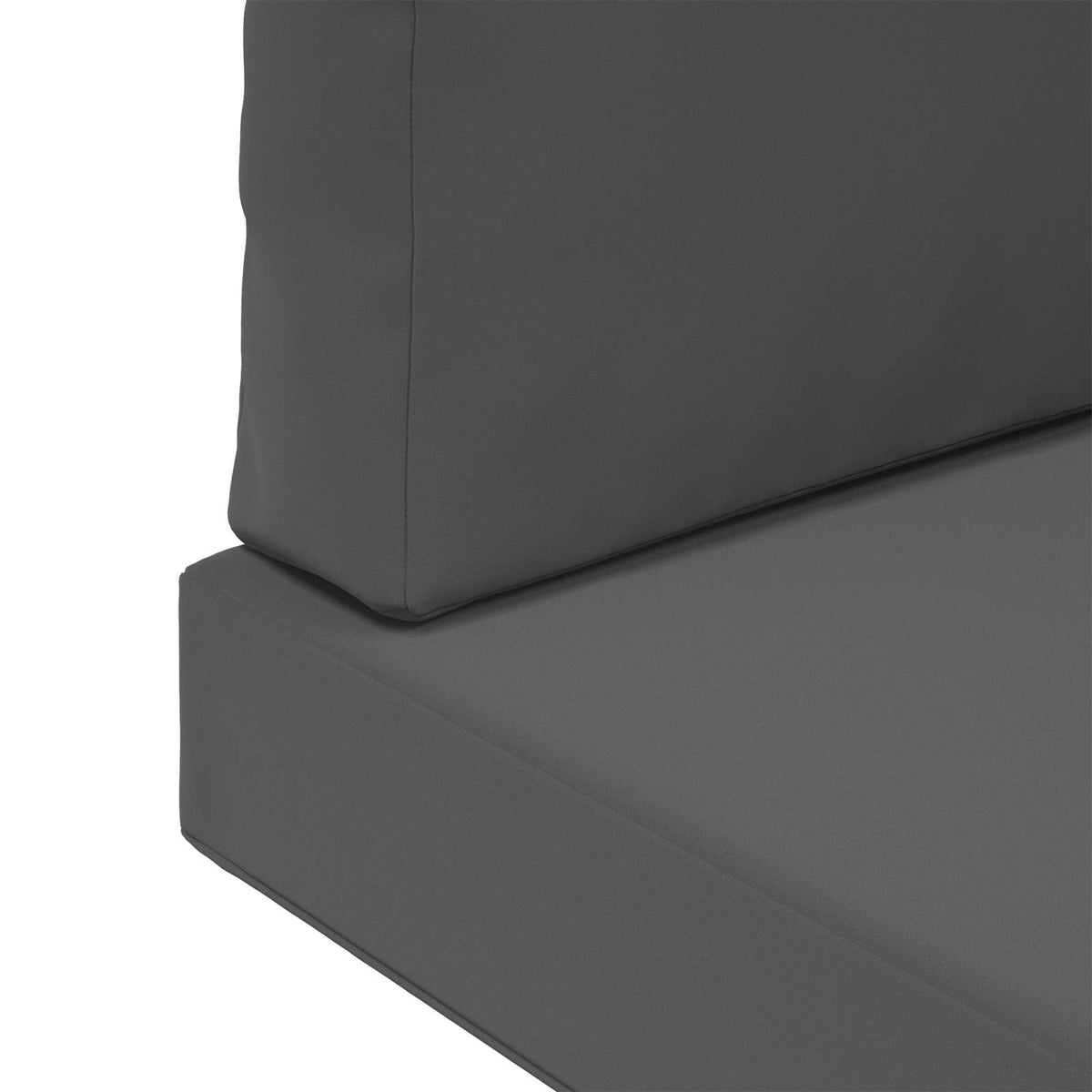Udendørs Sofa Pude Polyester Antracit 60 x 60 cm