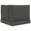 Udendørs Sofa Pude Polyester Antracit 60 x 60 cm