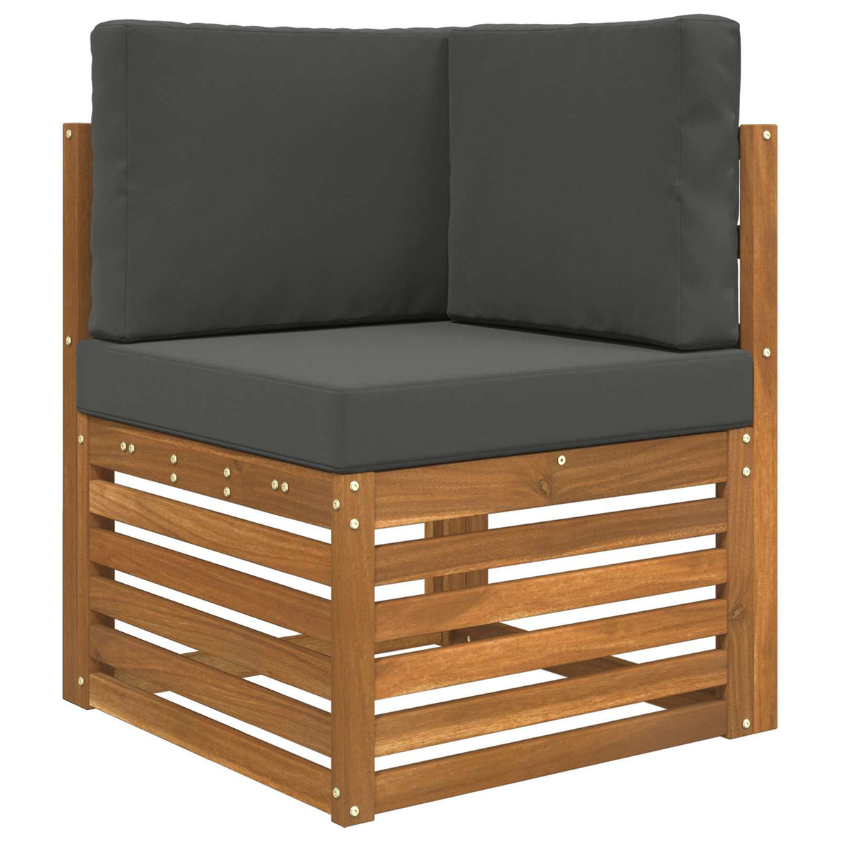 Udendørs Sofa Pude Polyester Antracit 60 x 60 cm