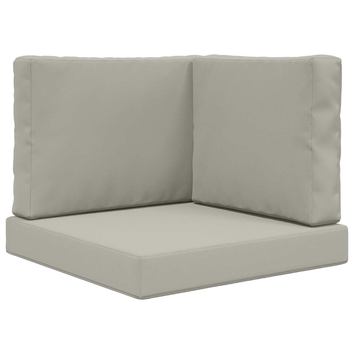 Udendørs Sofa Pude Polyester Grå 60 x 60 cm