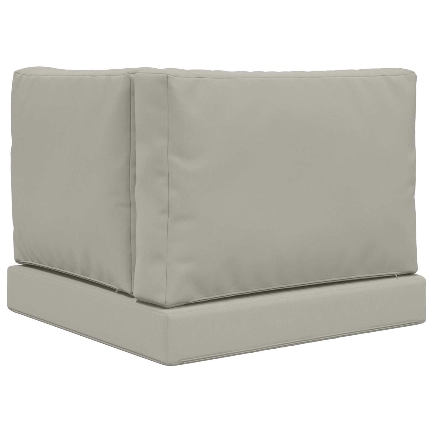 Udendørs Sofa Pude Polyester Grå 60 x 60 cm