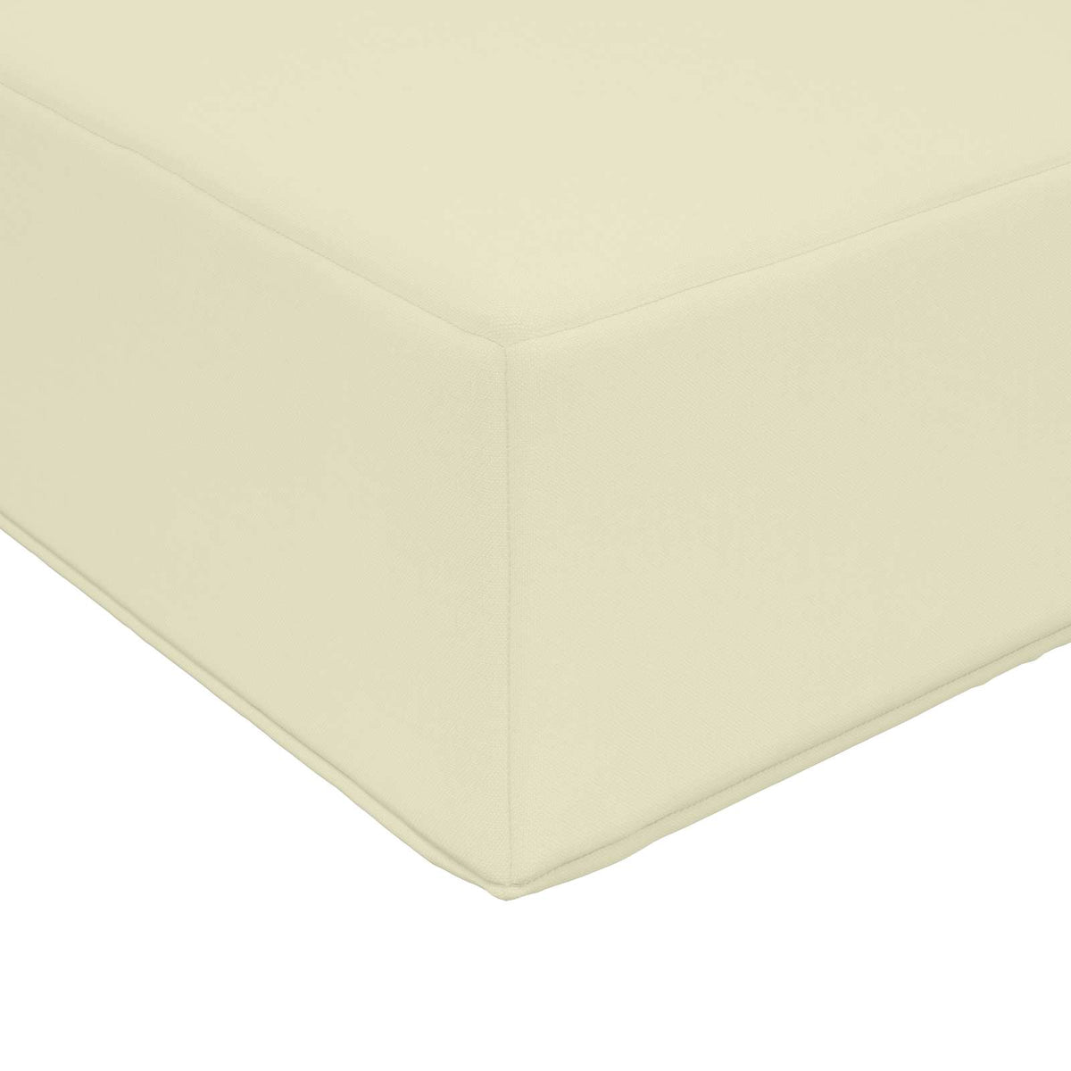 Udendørs Sofa Pude Polyester Cremefarvet 60 x 60 cm