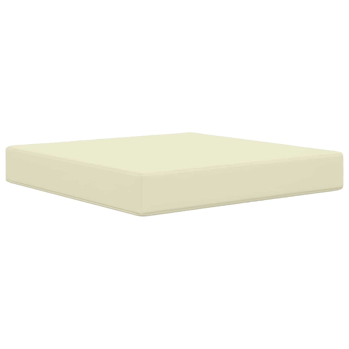 Udendørs Sofa Pude Polyester Cremefarvet 60 x 60 cm
